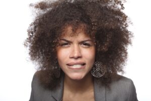 Beautiful commercial woman posing