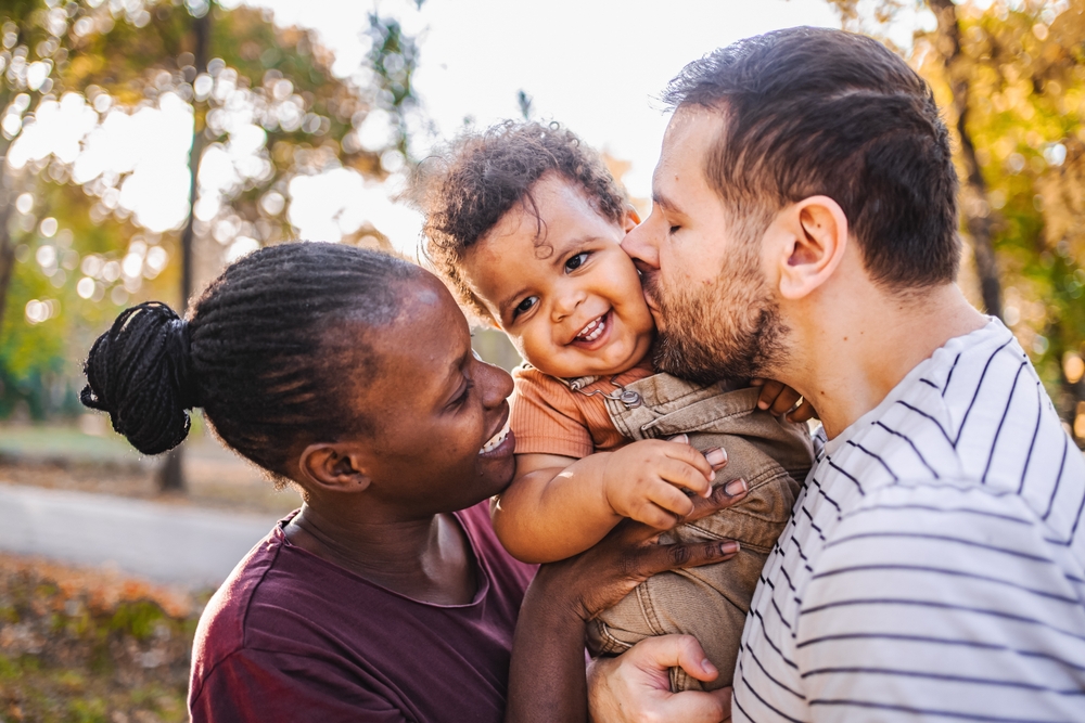 Shared Smiles: Family's Circle of Love