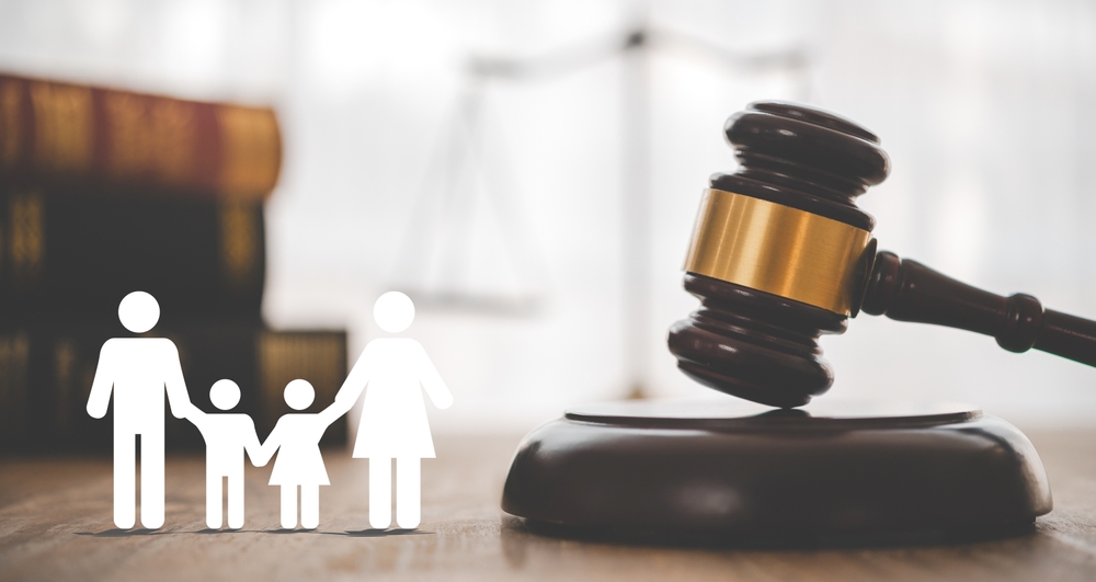 Lawyer Scales Justice - Law Concepts Family Law including youth protection