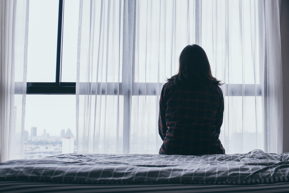 panic attacks alone young girl sad fear stressful depressed emotional.crying use hand cover face begging help.stop abusing domestic violence in women,person with health anxiety,people bad feeling down