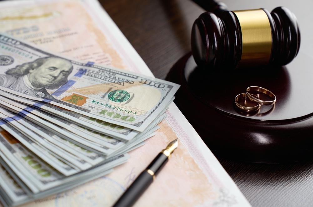 Legal Separation and Alimony Concept.